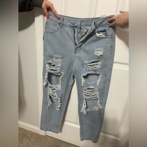 Denim Jeans Cropped